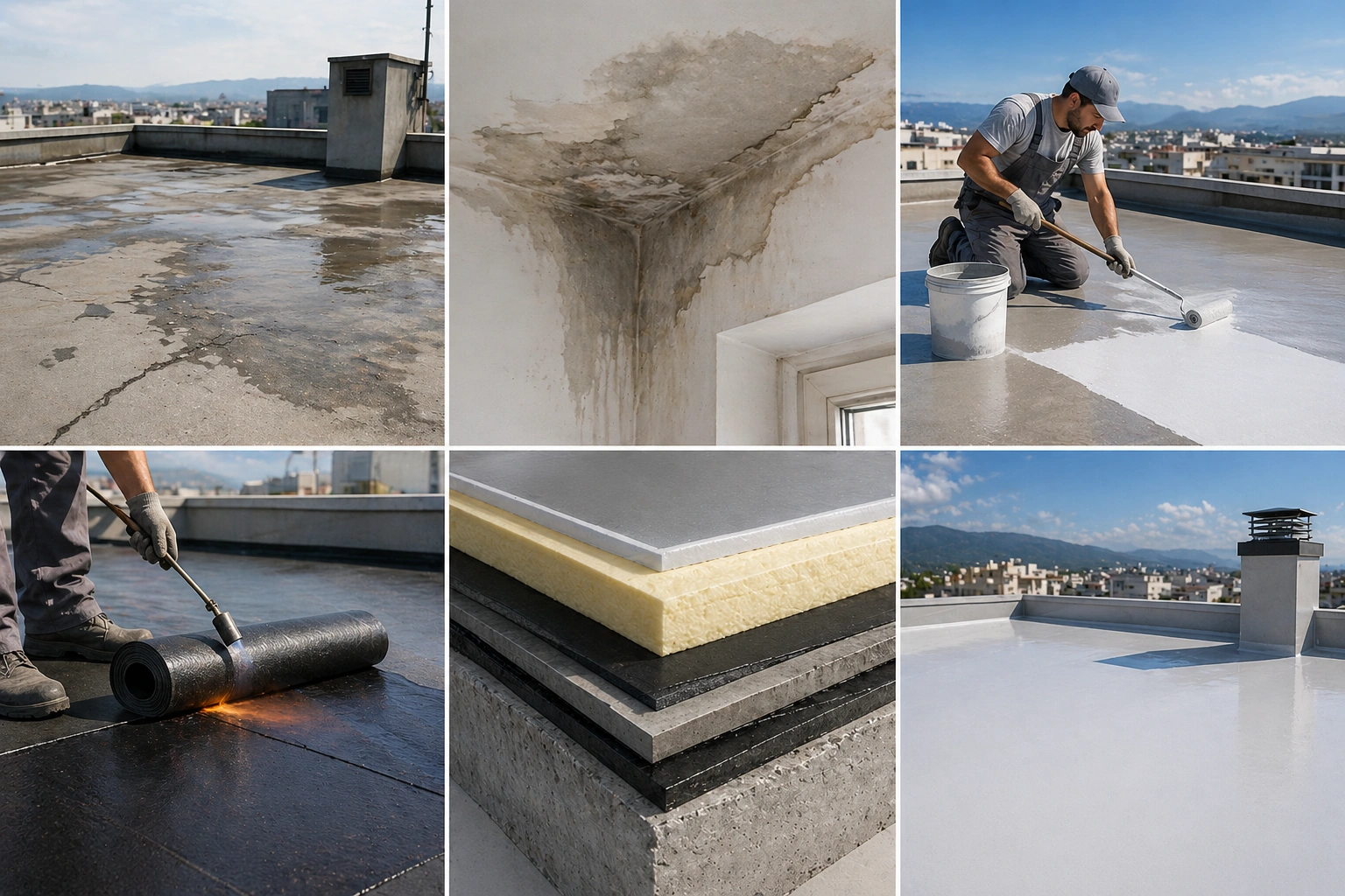 Στεγάνωση Ταράτσας: Προβλήματα και Αντιμετώπιση